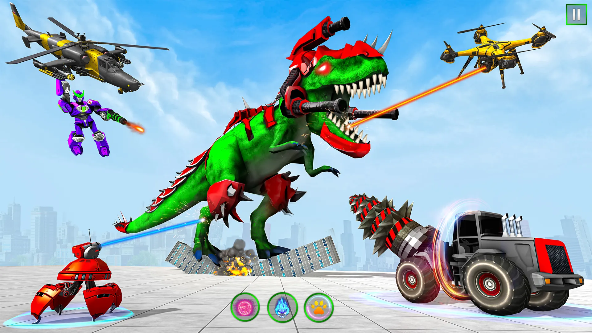 Dino Robot Car Game:Robot Game | Indus Appstore | Screenshot