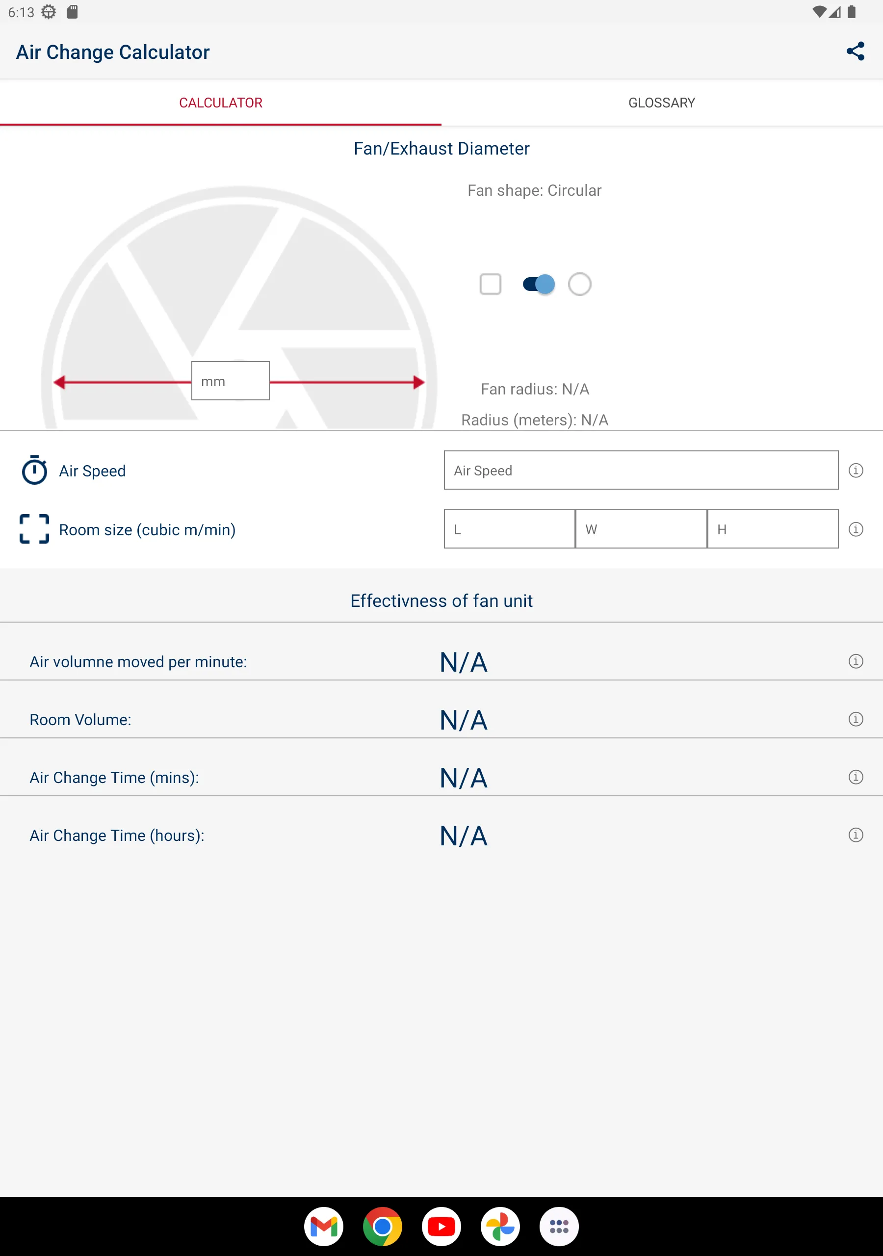 Air Flow Calculator | Indus Appstore | Screenshot