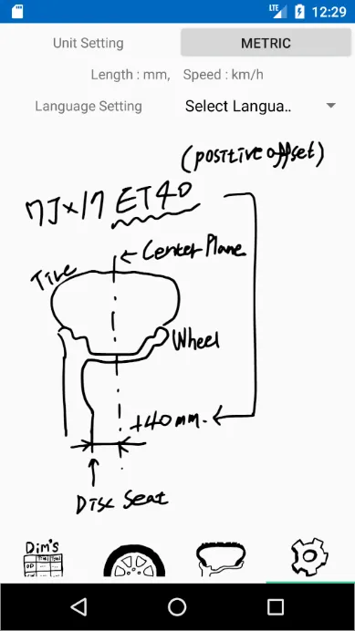 TireSize - Wheel&Tire Size, Di | Indus Appstore | Screenshot