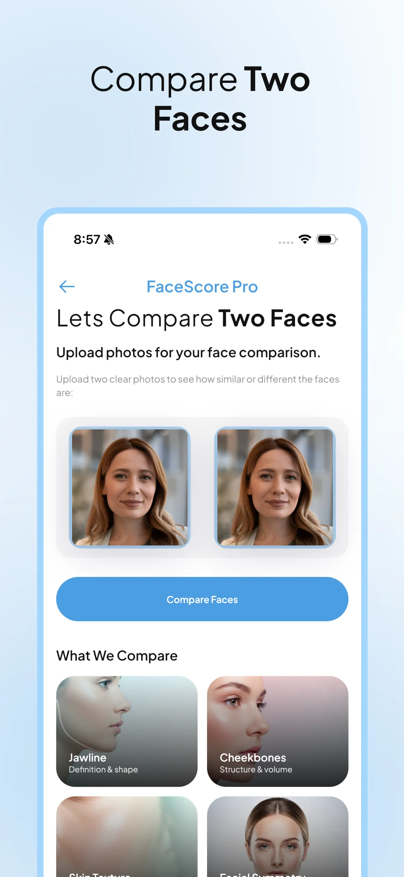 Facescore: AI Beauty Analyzer | Indus Appstore | Screenshot