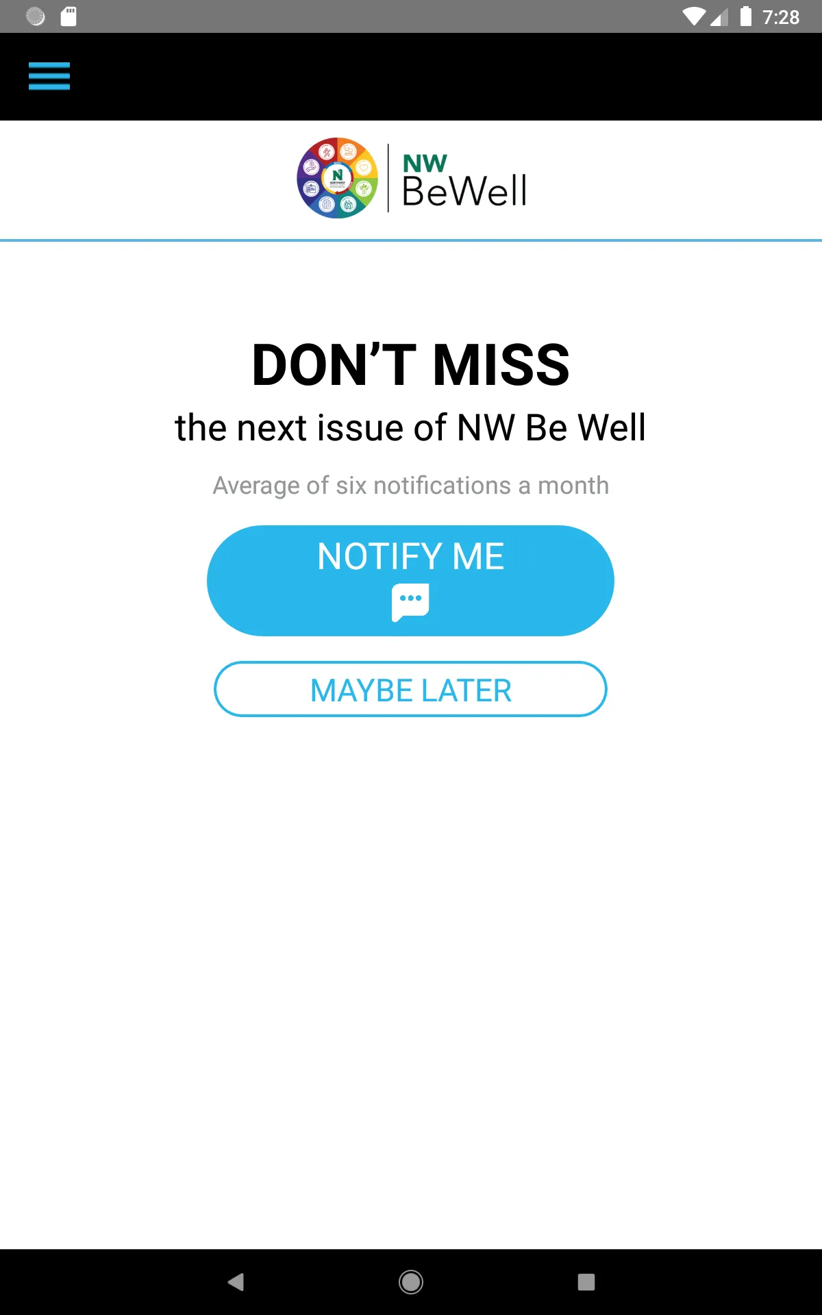 NW Be Well | Indus Appstore | Screenshot