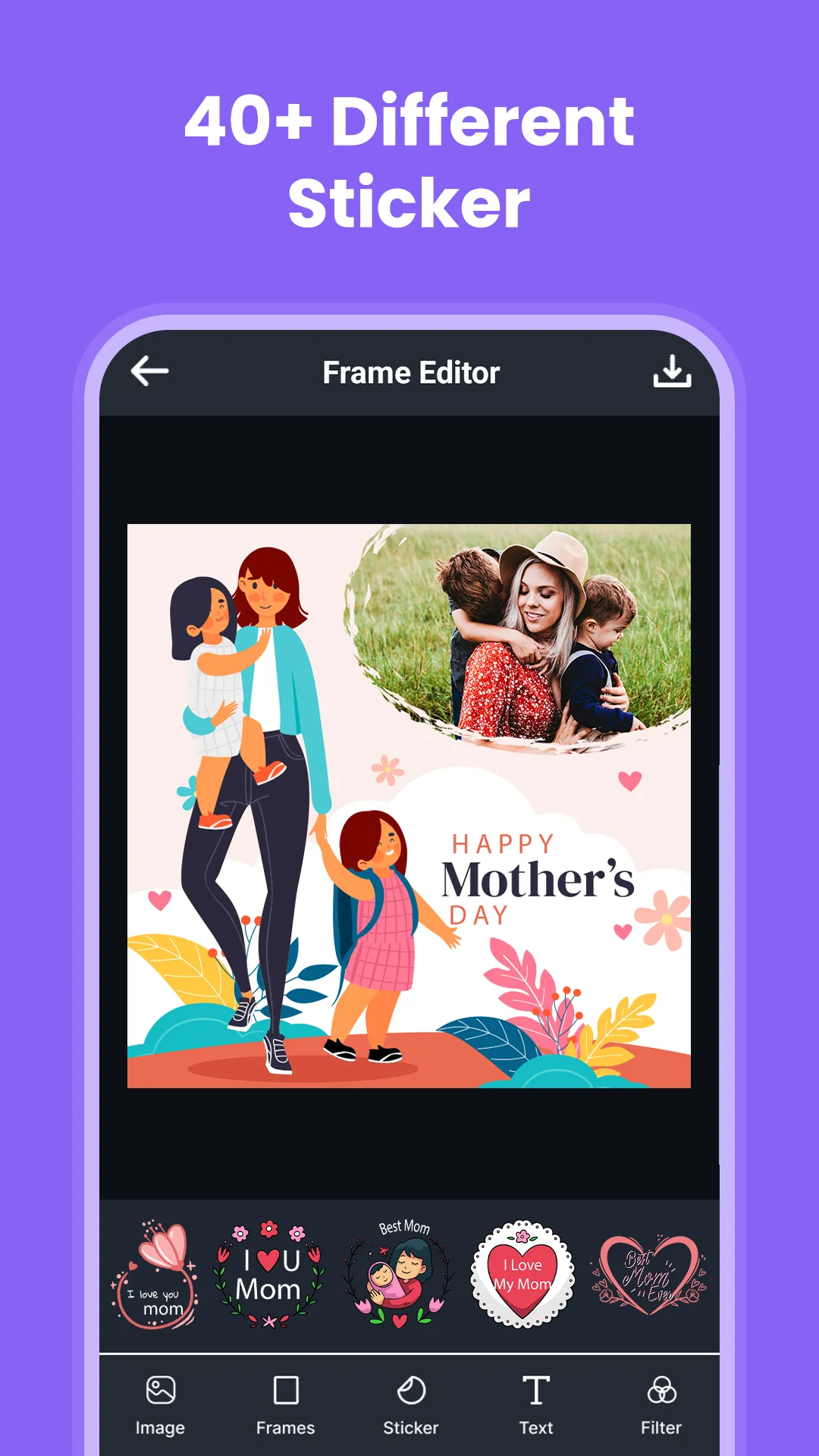 Mother's Day Photo Frame | Indus Appstore | Screenshot