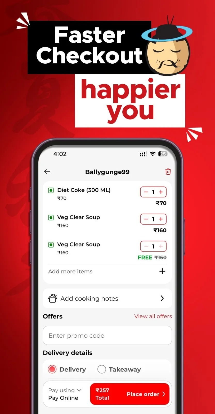 Chowman Food Order & Delivery | Indus Appstore | Screenshot