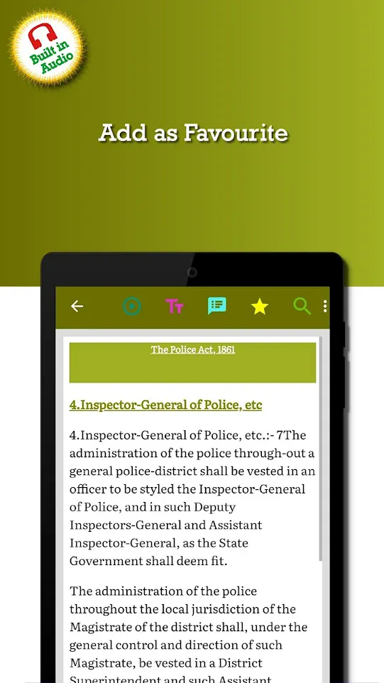 Police Act 1861 (PA) | Indus Appstore | Screenshot