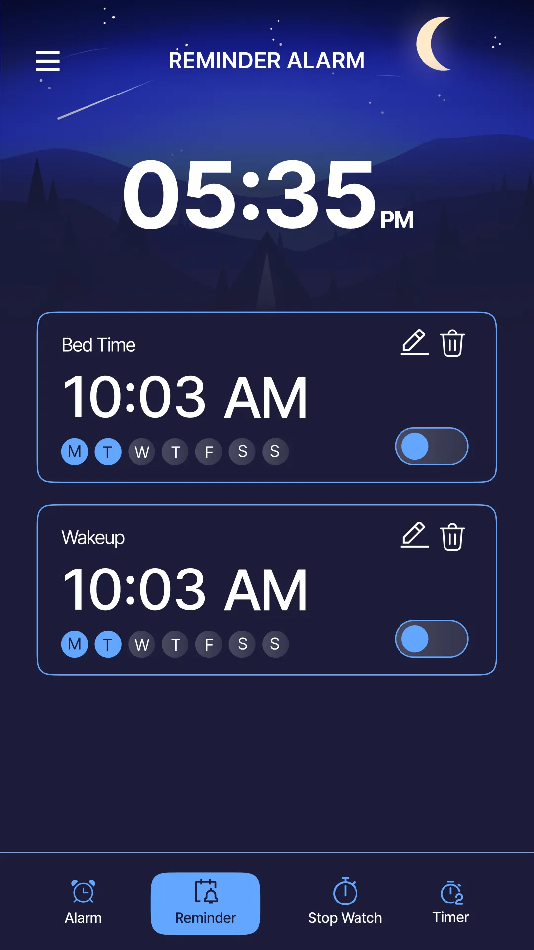 Speaking Alarm Clock Widgets | Indus Appstore | Screenshot