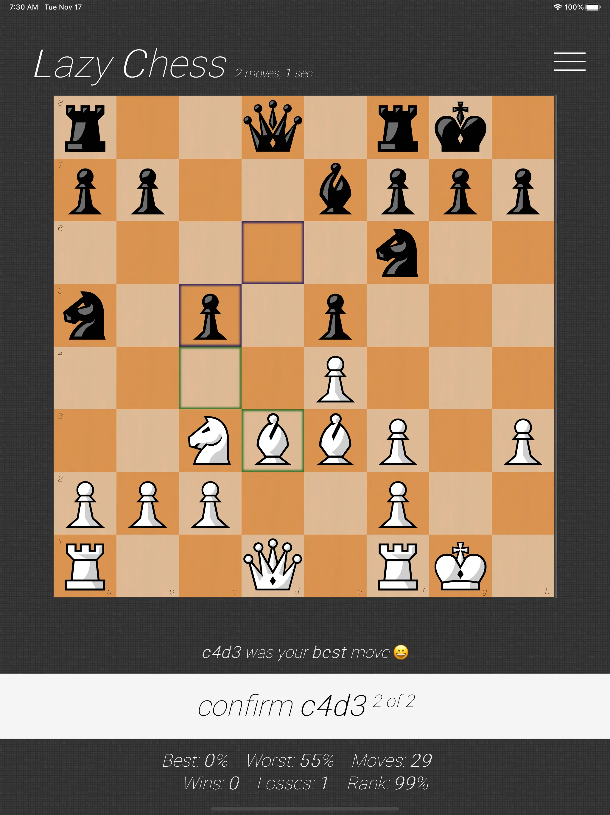 Lazy Chess | Indus Appstore | Screenshot