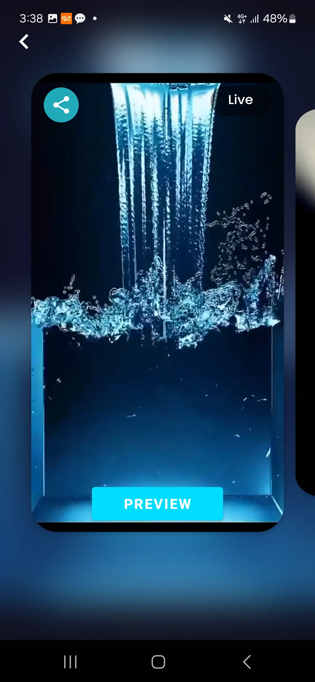 Amazing water live wallpaper | Indus Appstore | Screenshot