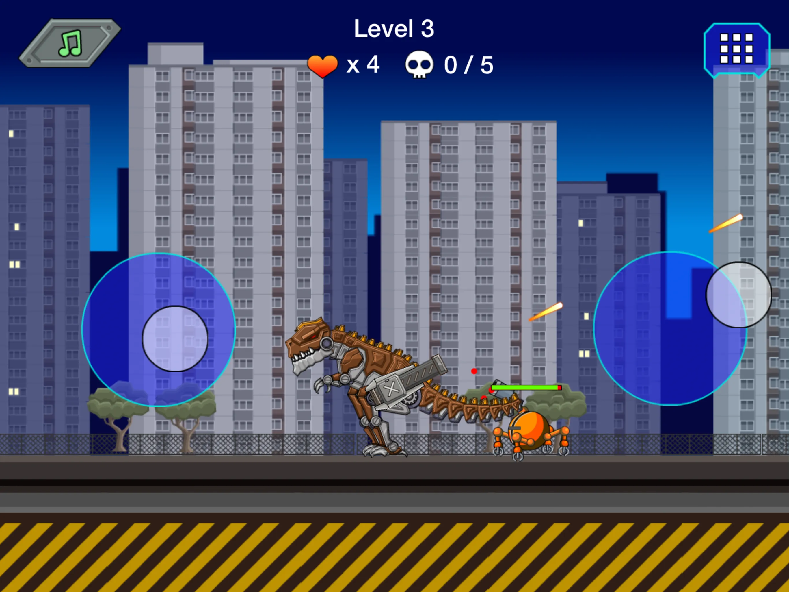 Robot Dino T-Rex Attack | Indus Appstore | Screenshot