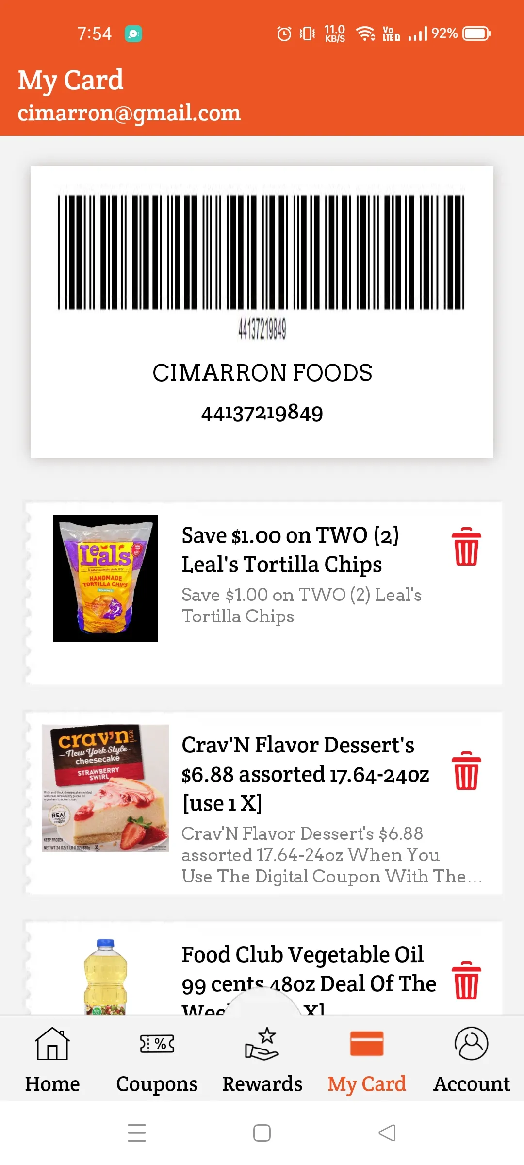 Cimarron Foods | Indus Appstore | Screenshot