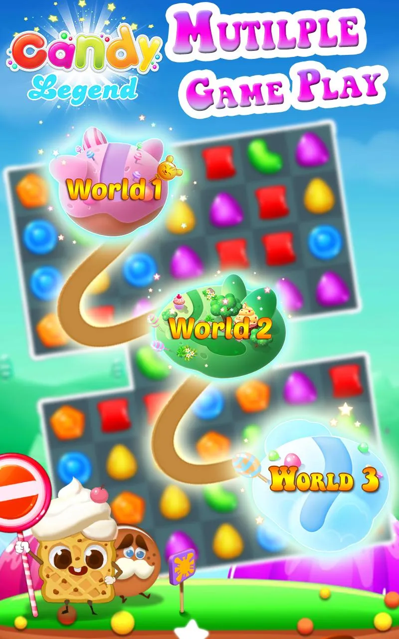 Candy Legend Match Three | Indus Appstore | Screenshot