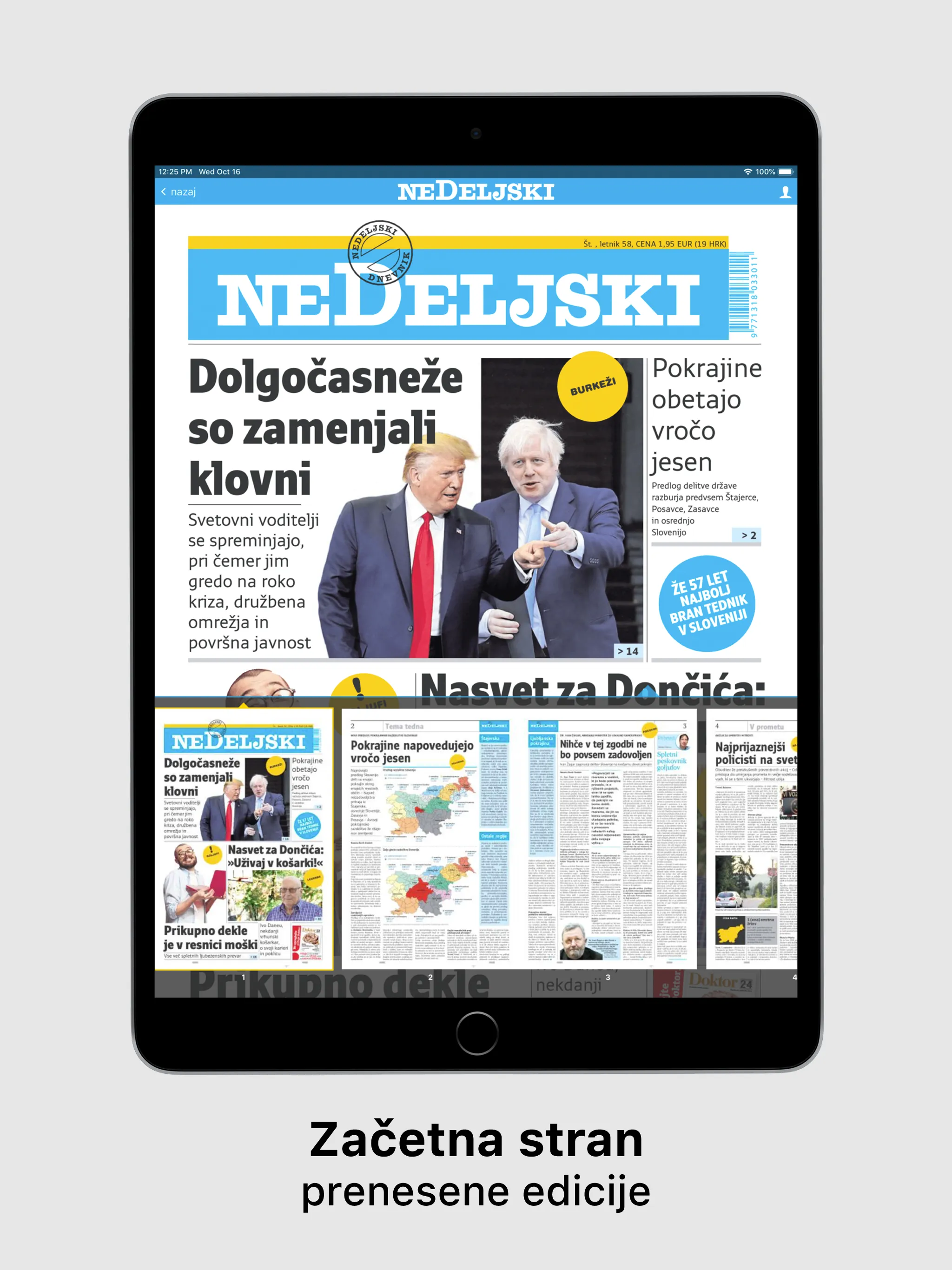 Nedeljski dnevnik: V krogu dru | Indus Appstore | Screenshot