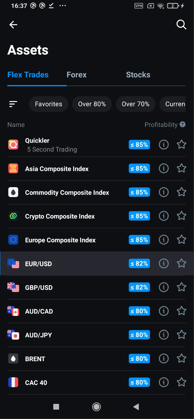 Olymp Trade Flex Trades | Indus Appstore | Screenshot