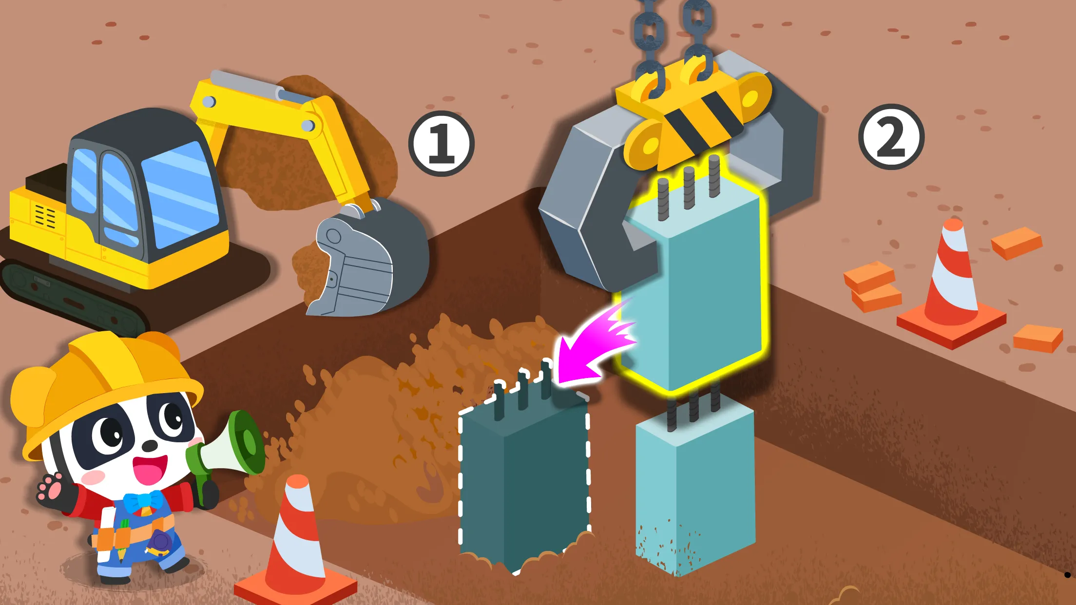 Baby Panda's City Buildings | Indus Appstore | Screenshot