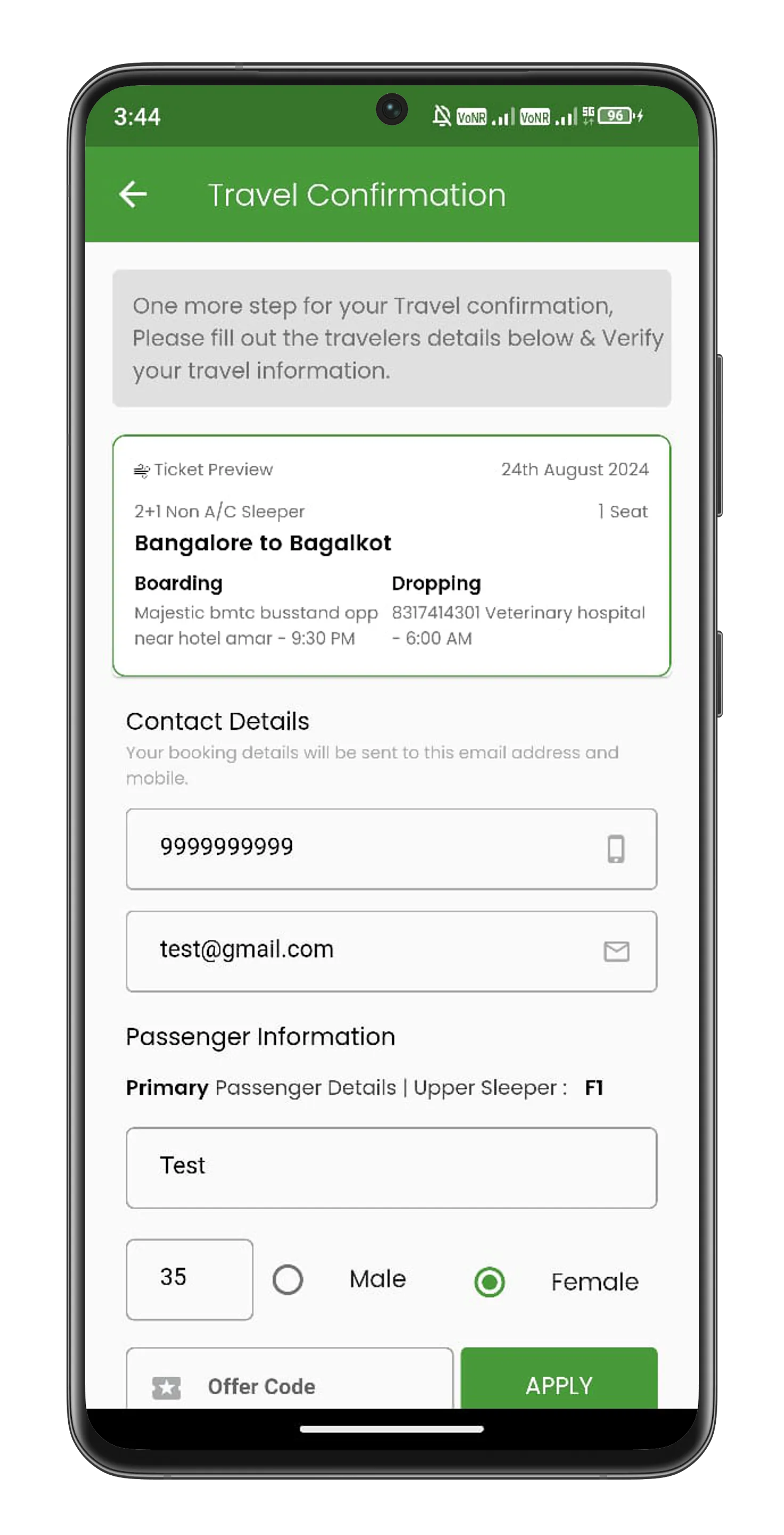 Sri Varalakshmi Travels | Indus Appstore | Screenshot