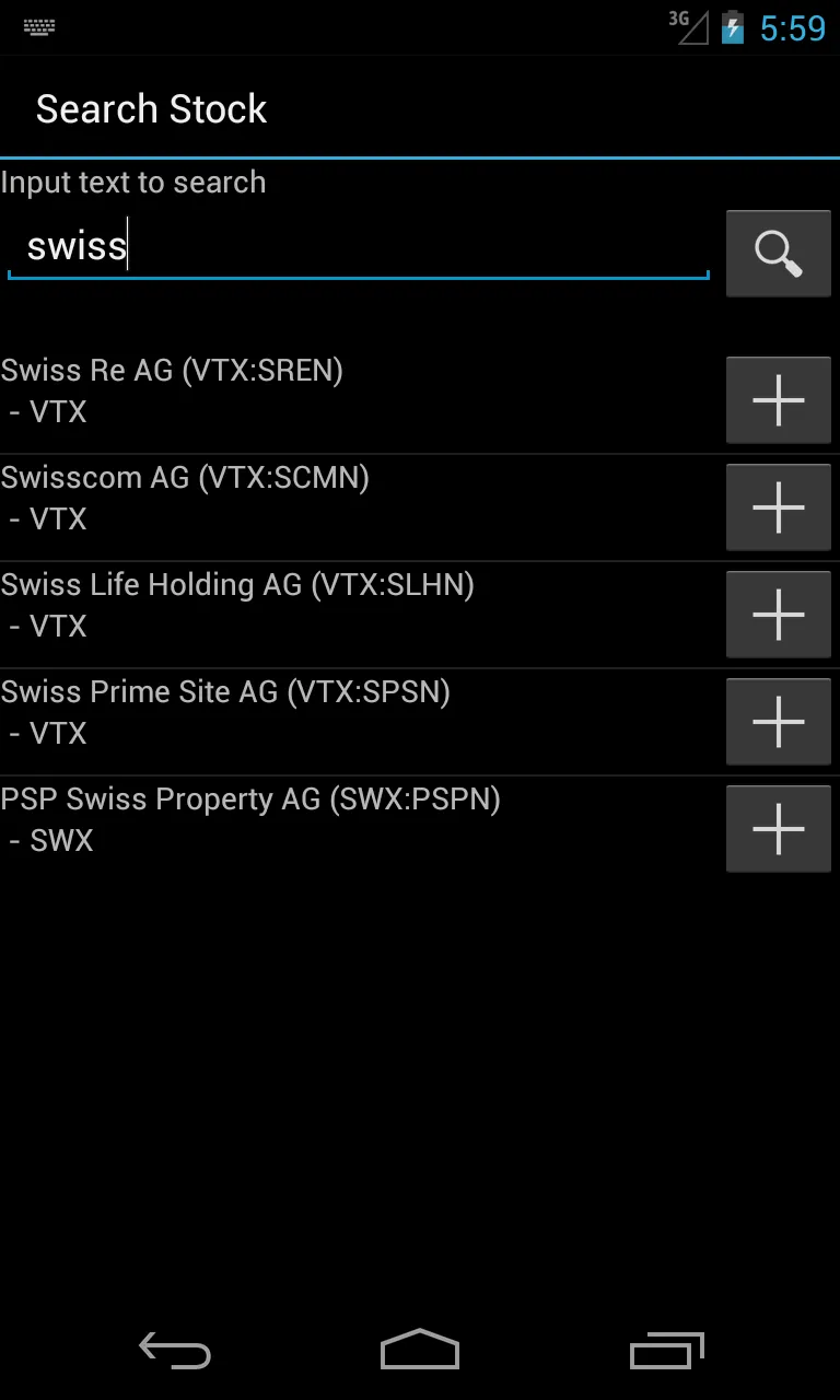 Swiss Stock Market | Indus Appstore | Screenshot