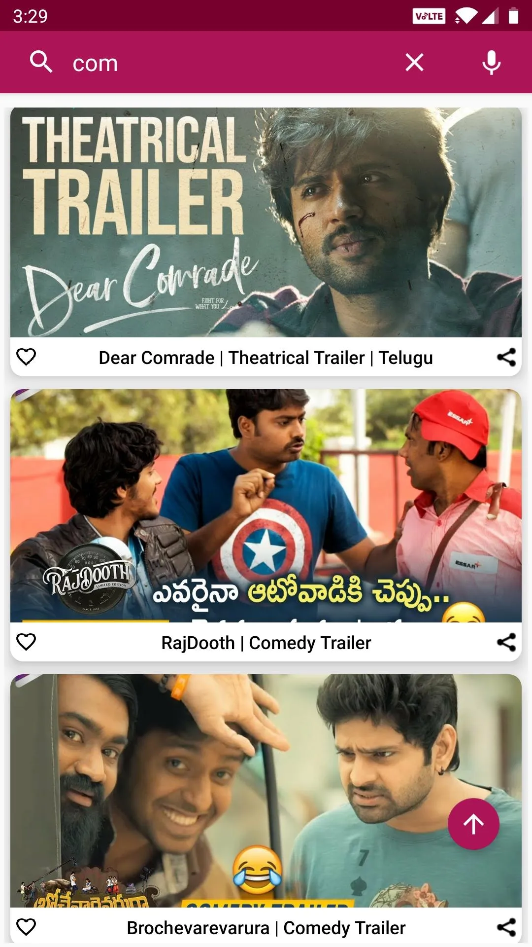 Telugu Movie Trailers | Indus Appstore | Screenshot