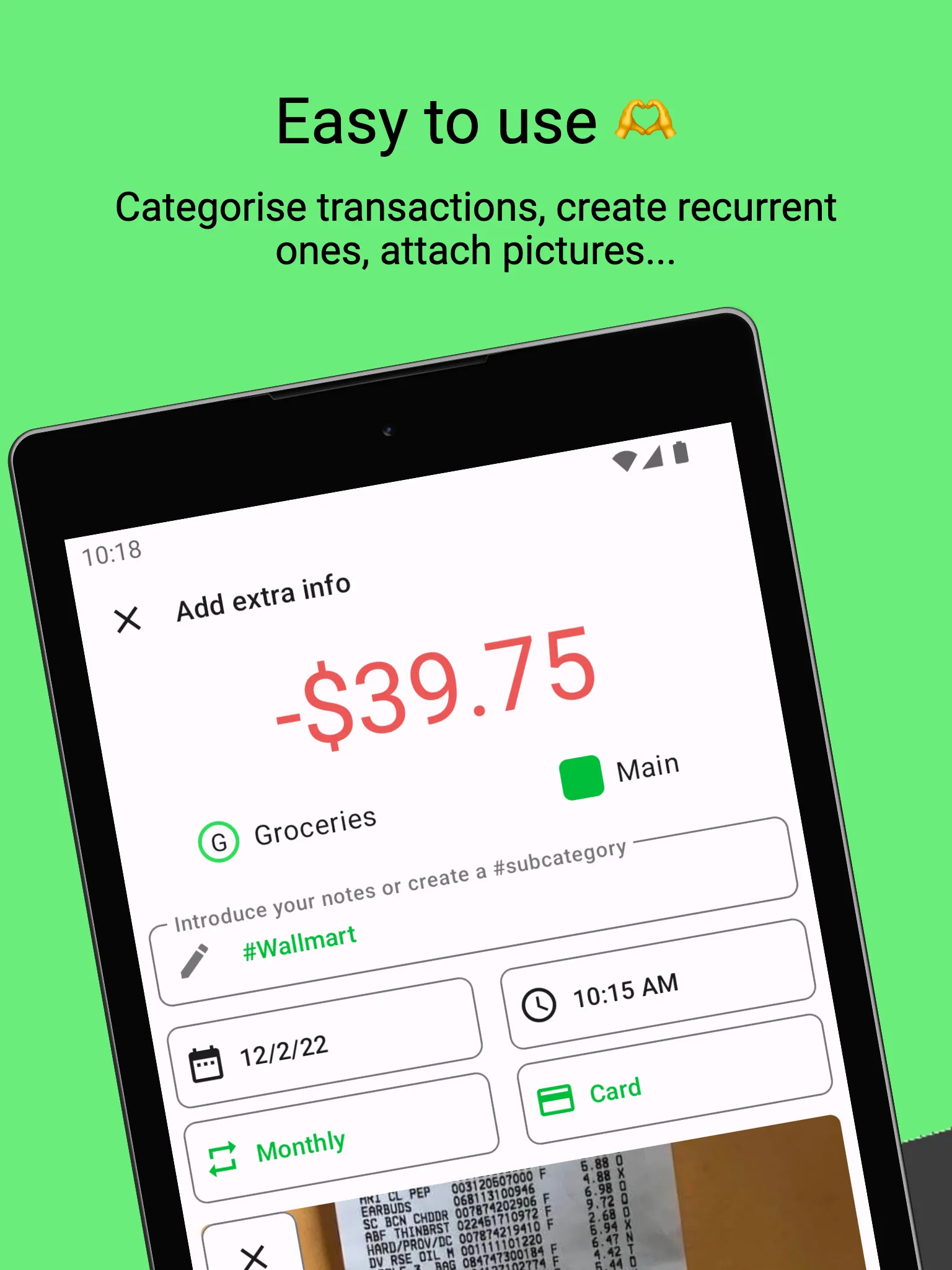 Financiator - Expense Manager | Indus Appstore | Screenshot