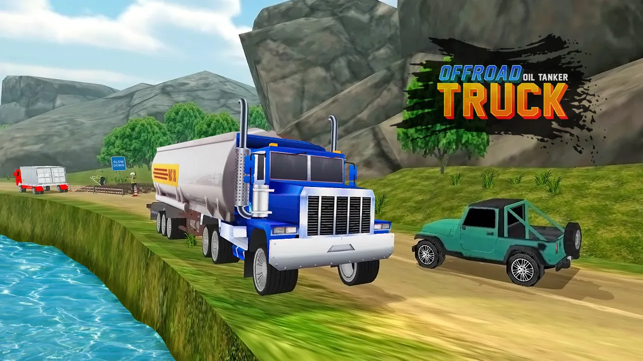 Offroad Oil Tanker Truck Game | Indus Appstore | Screenshot