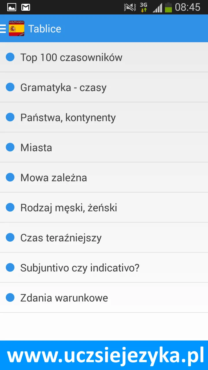 Hiszpański - Ucz się języka | Indus Appstore | Screenshot