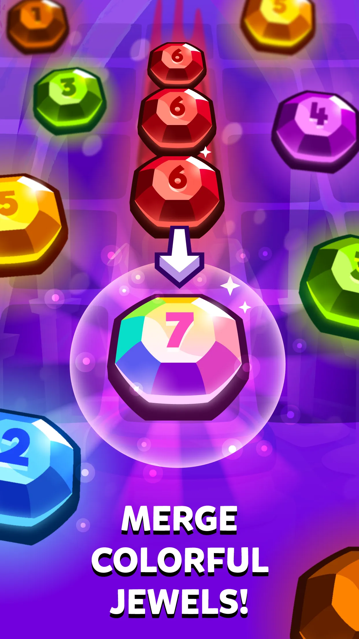 Bubbu Jewels - Merge Puzzle | Indus Appstore | Screenshot