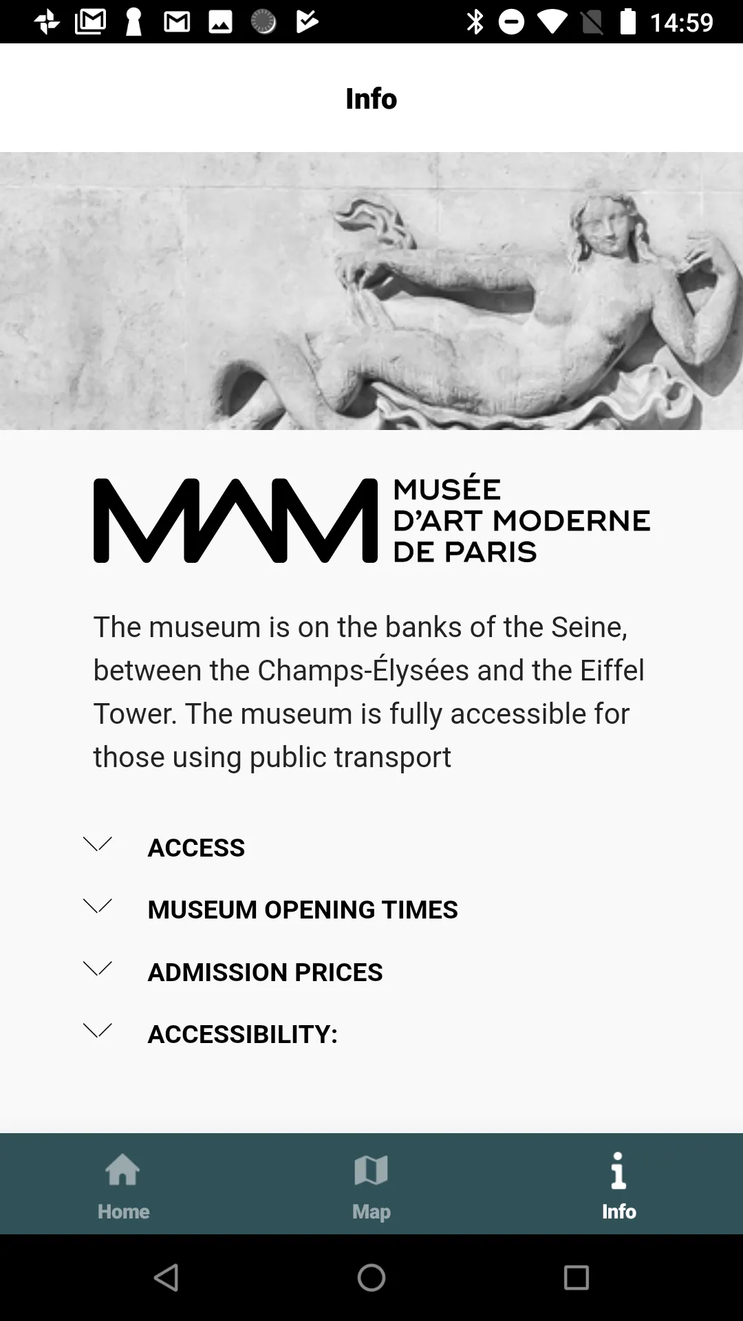 Musée d'Art moderne de Paris | Indus Appstore | Screenshot