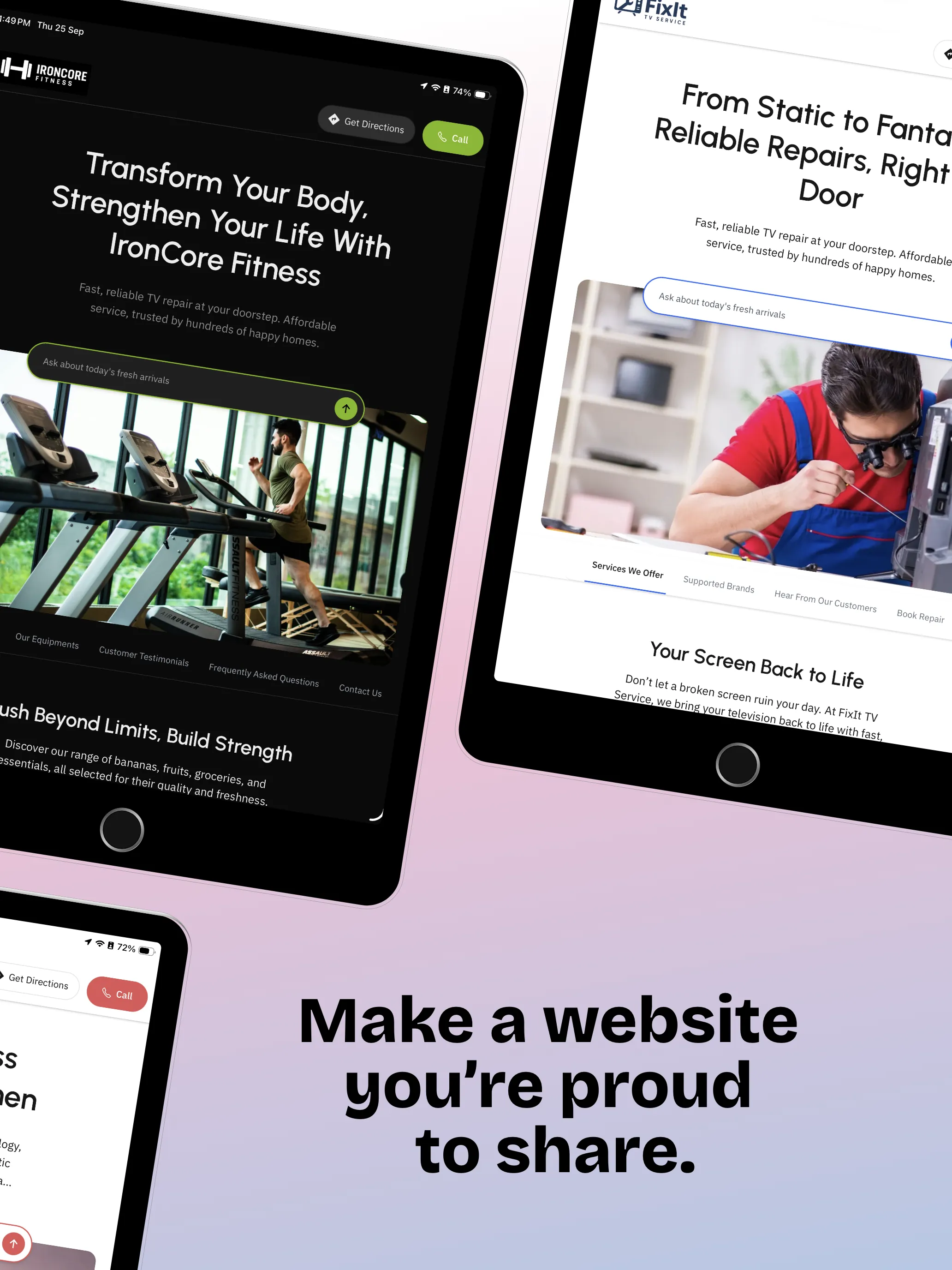 Xpress Site - Website Builder | Indus Appstore | Screenshot