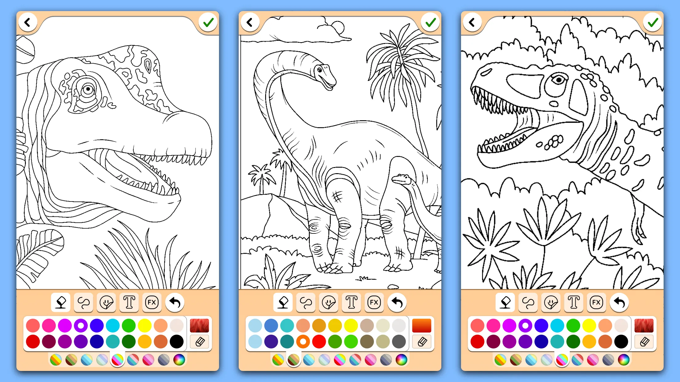 Dino Coloring Game | Indus Appstore | Screenshot