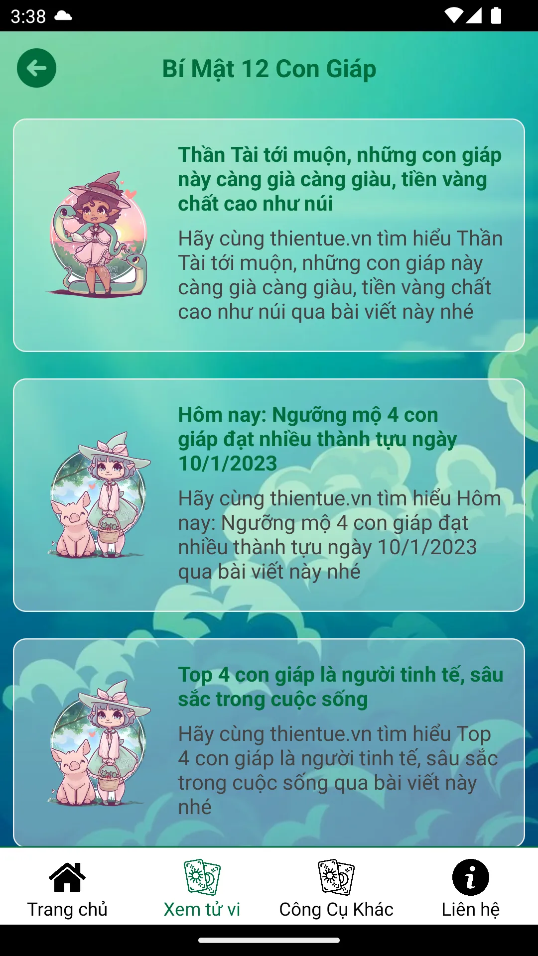 Tử Vi - thientue.vn | Indus Appstore | Screenshot