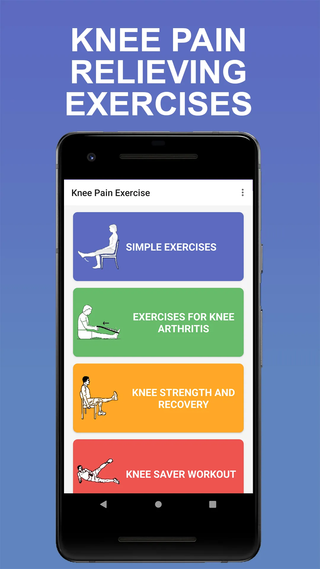 Knee Pain Relieving Exercises | Indus Appstore | Screenshot