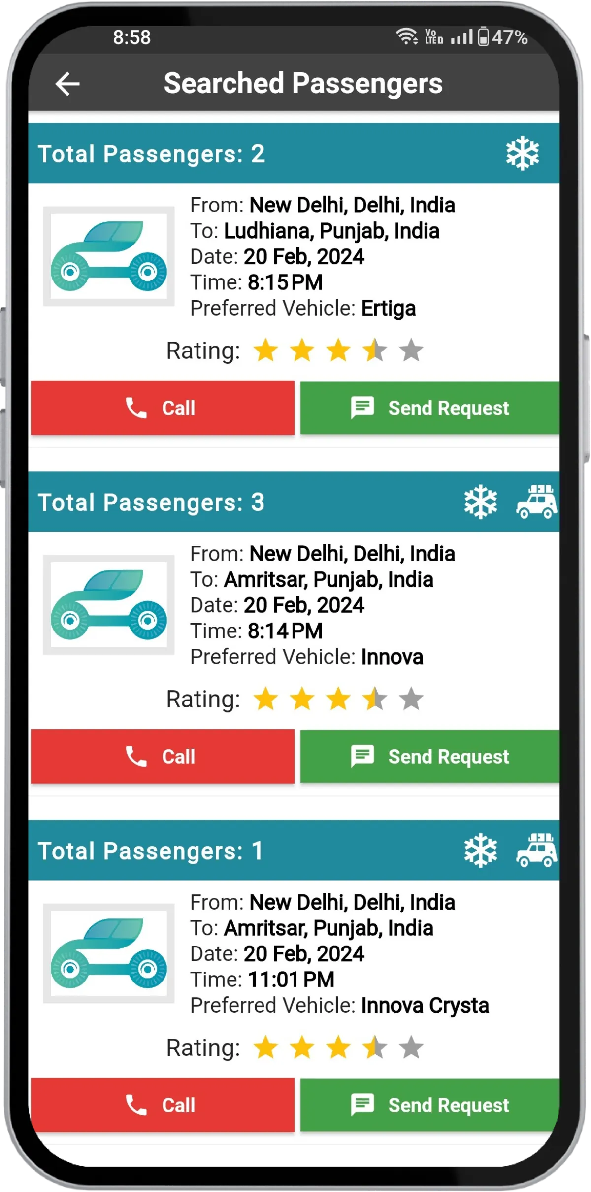 SWARI -Connects Taxi Business | Indus Appstore | Screenshot