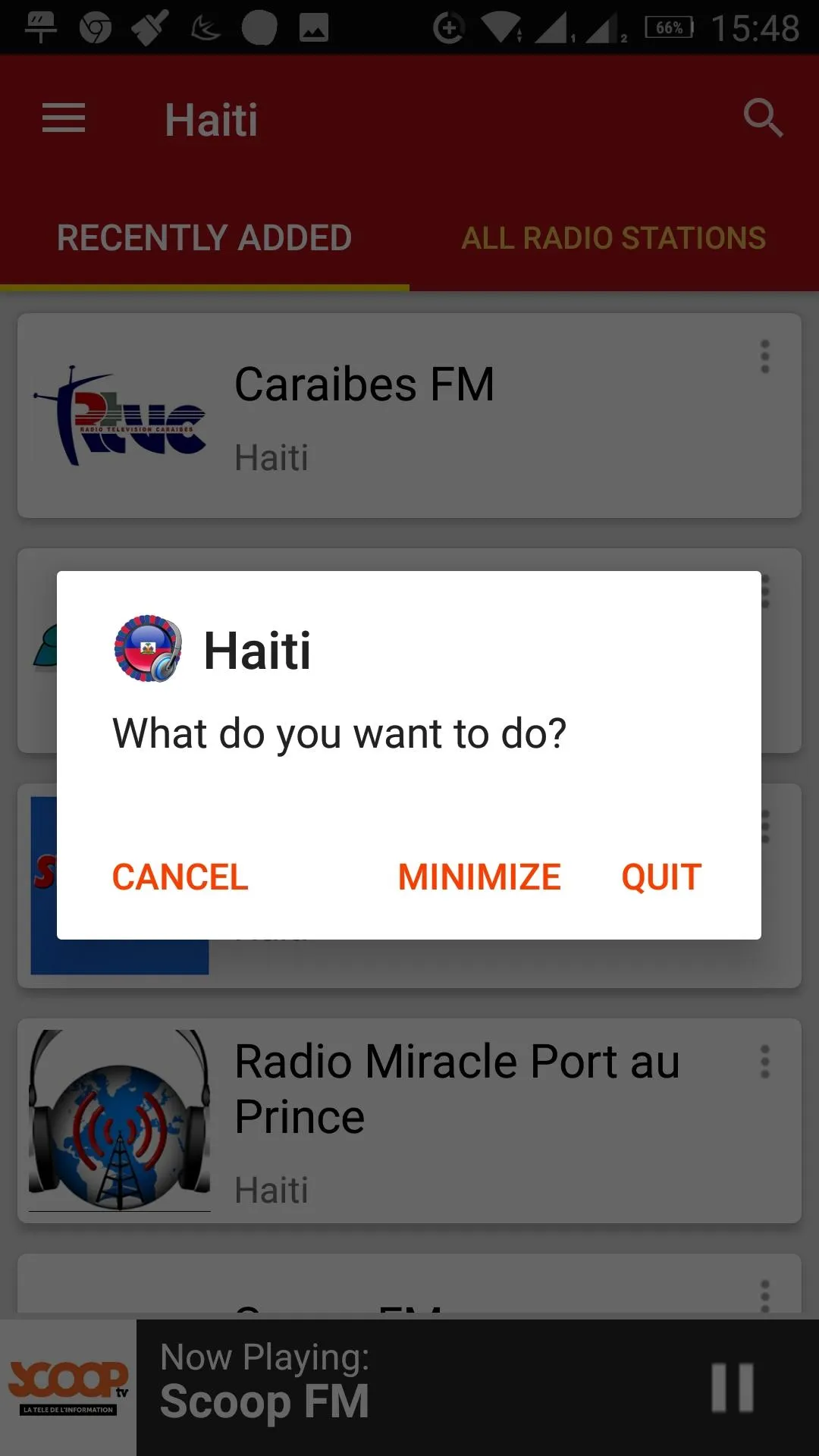 Haitian Radio Stations | Indus Appstore | Screenshot