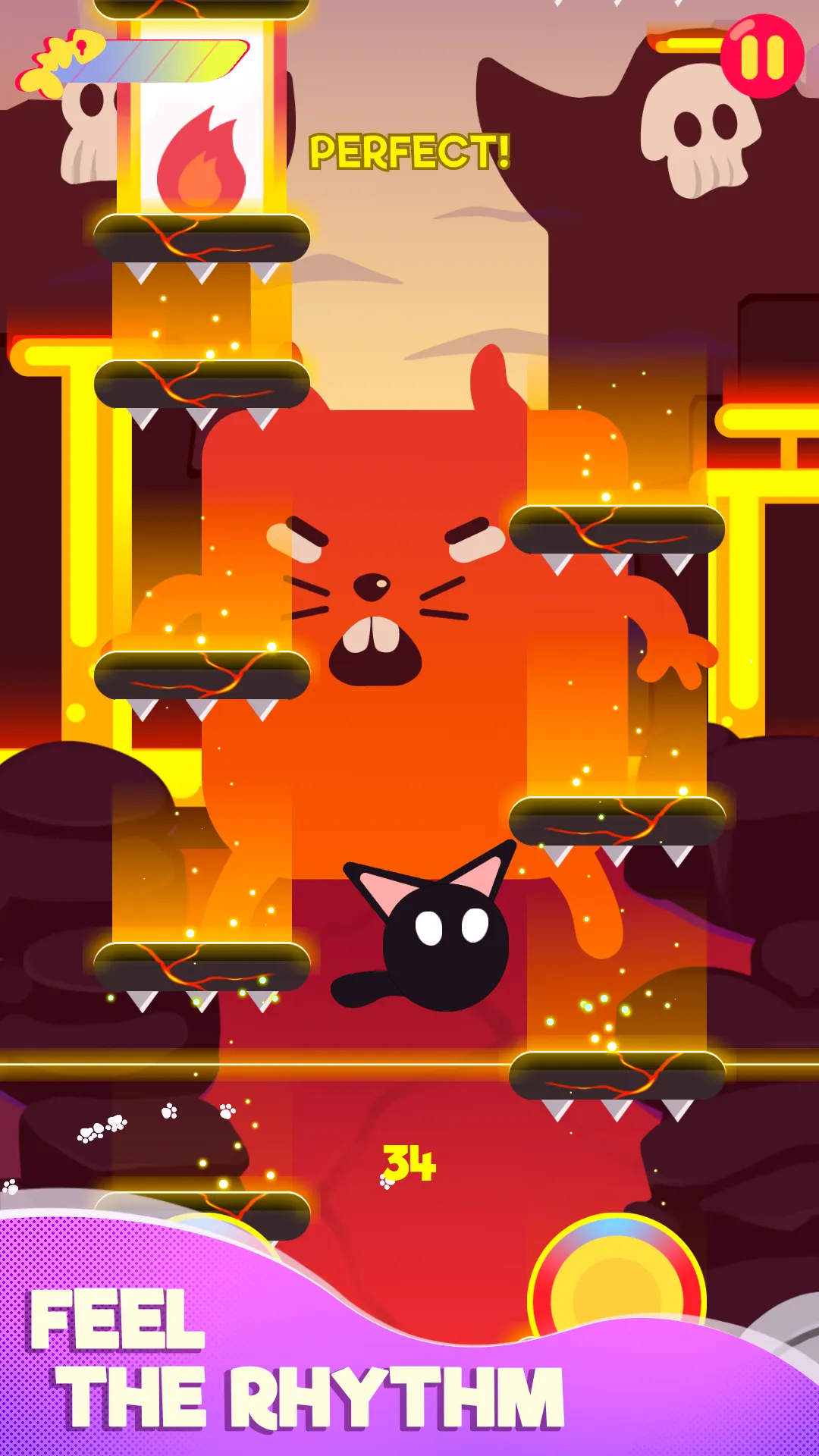 Cringe the Cat - Music Game | Indus Appstore | Screenshot