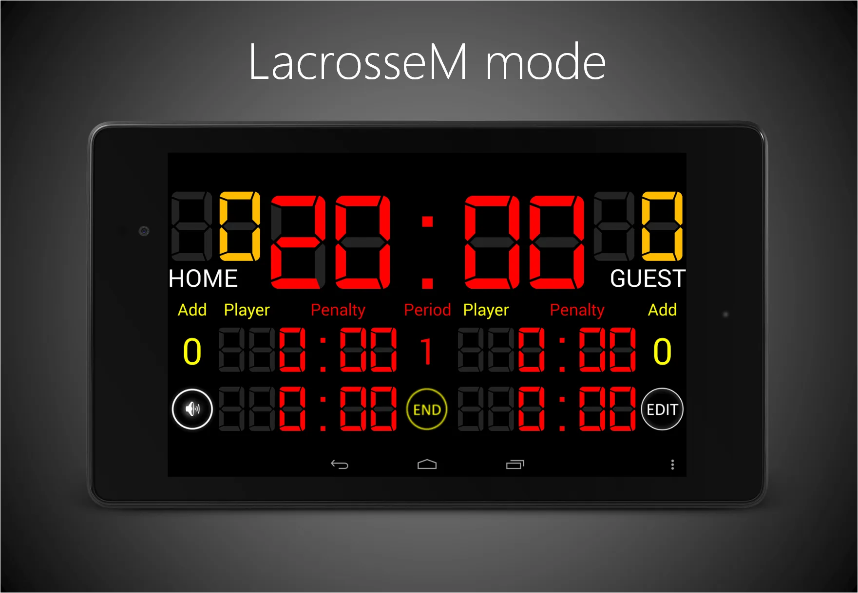 Scoreboard Lacrosse | Indus Appstore | Screenshot