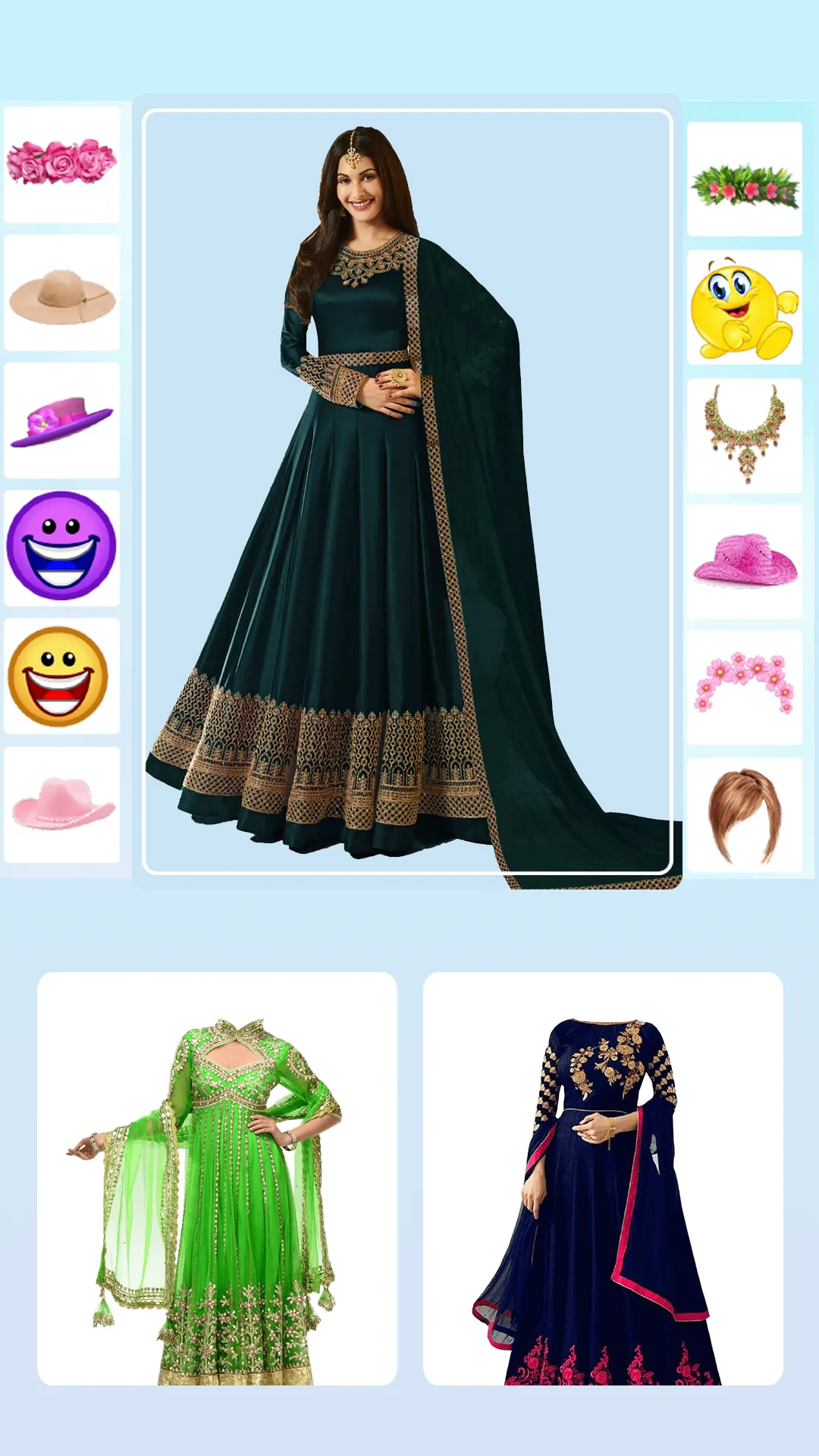 Anarkali Dress Photo Editor | Indus Appstore | Screenshot