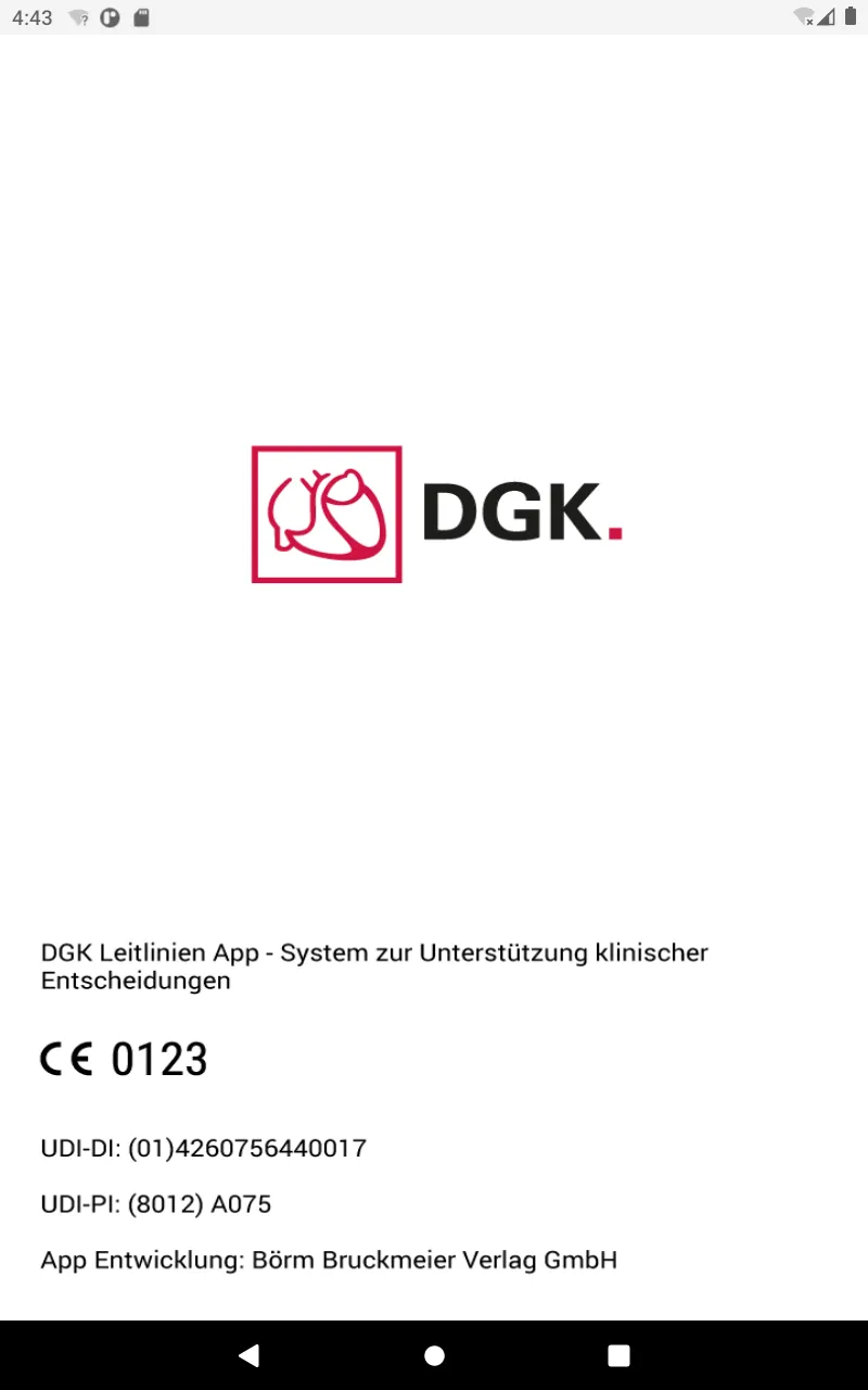 DGK Pocket-Leitlinien | Indus Appstore | Screenshot