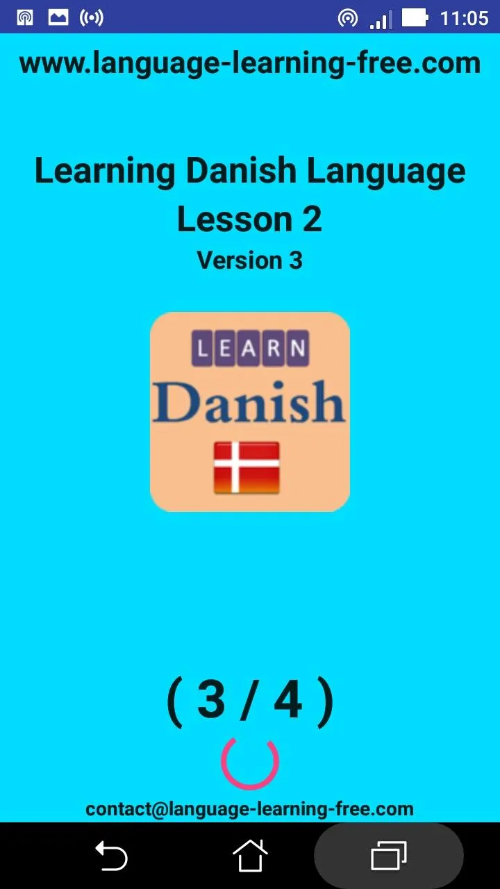 Að læra danska tungumálið | Indus Appstore | Screenshot