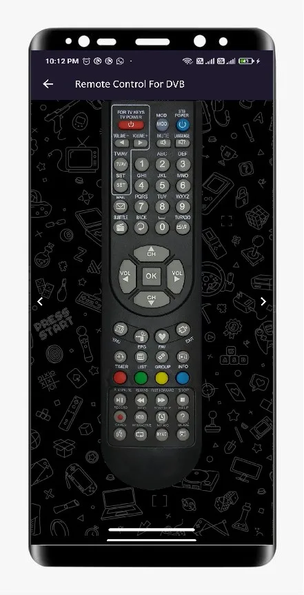 Remote Control For DVB | Indus Appstore | Screenshot