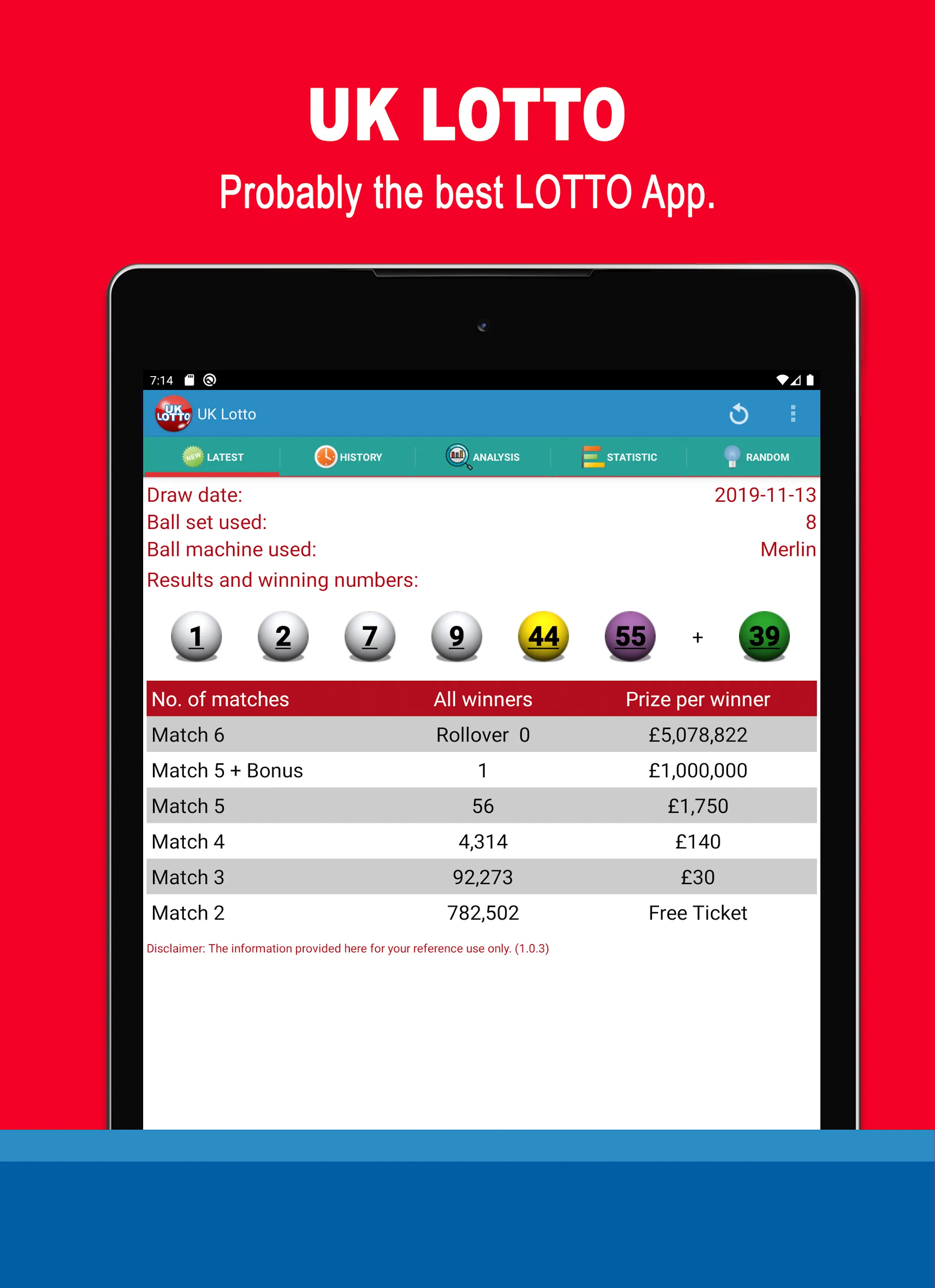 UK LOTTO | Indus Appstore | Screenshot