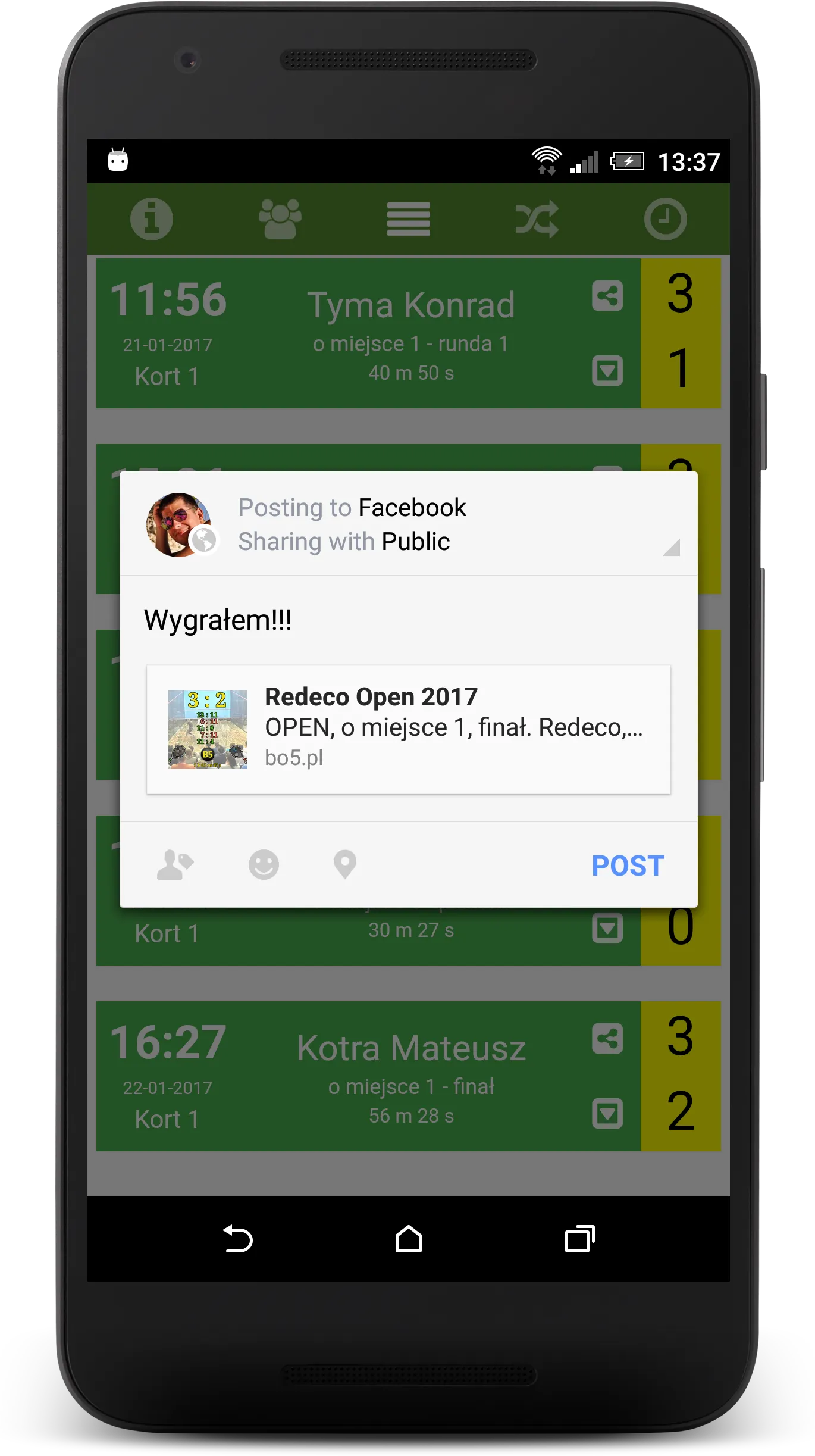 Squash BE5T app | Indus Appstore | Screenshot