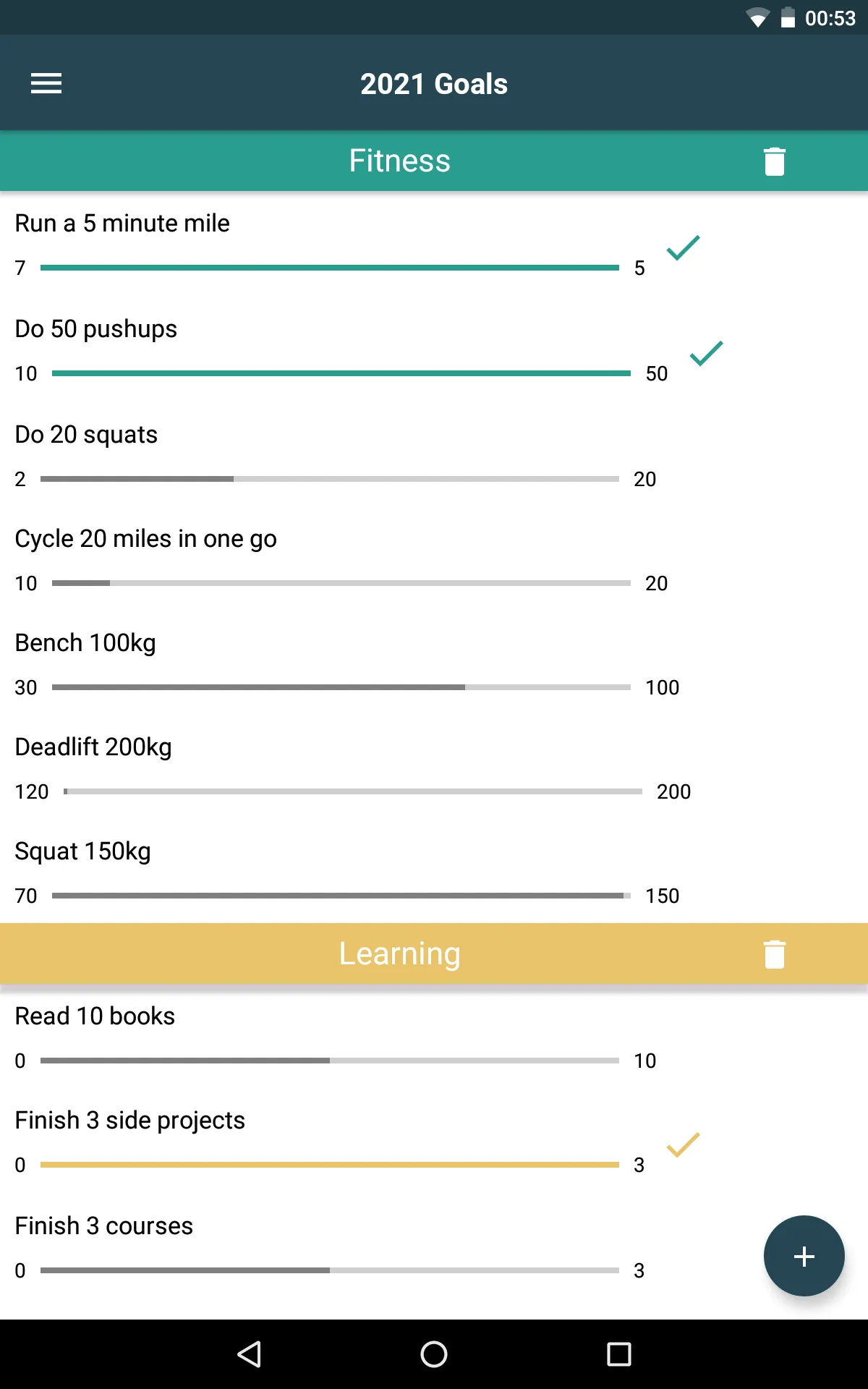 Progress Yourself: Goal Tracke | Indus Appstore | Screenshot