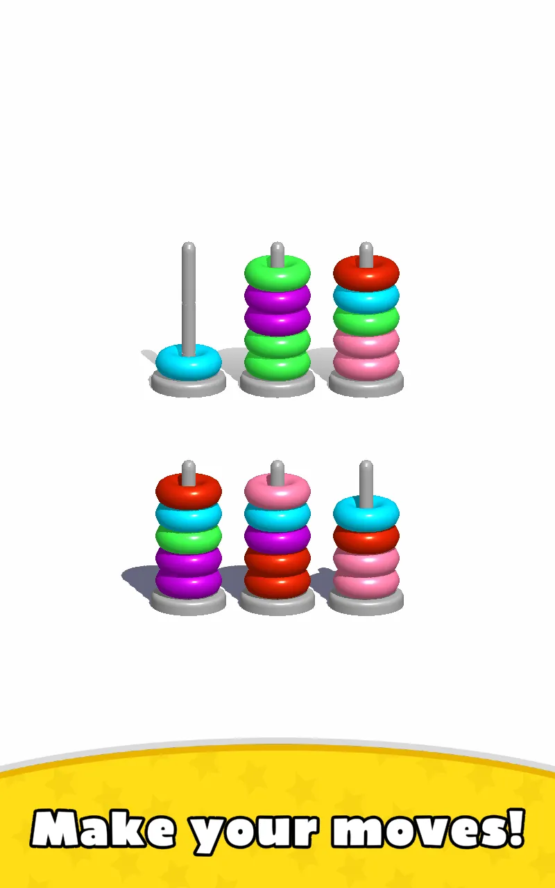 Sort Hoop Stack Color - 3D Col | Indus Appstore | Screenshot