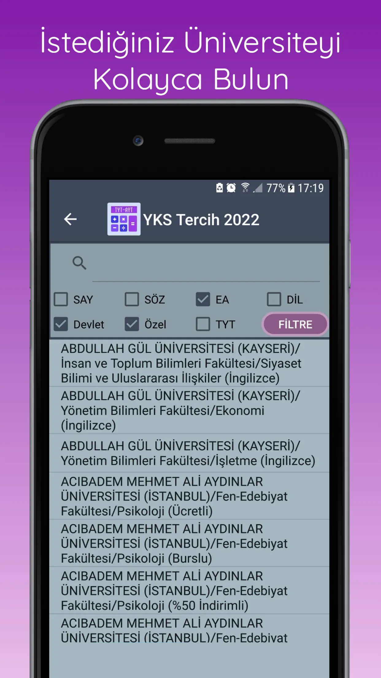 TYT YKS Puan Sıralama 2023 | Indus Appstore | Screenshot