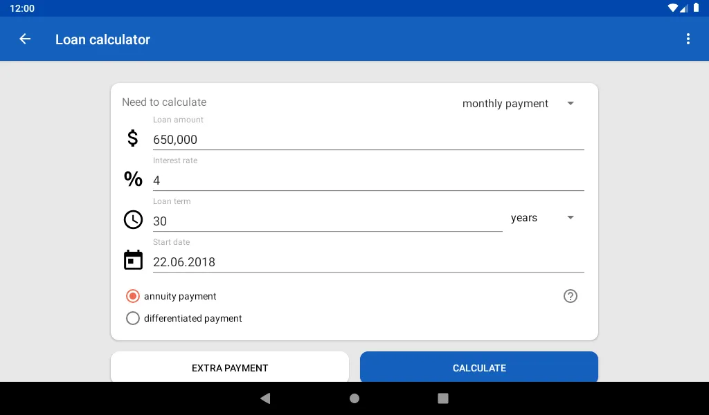 Loan Calculator | Indus Appstore | Screenshot