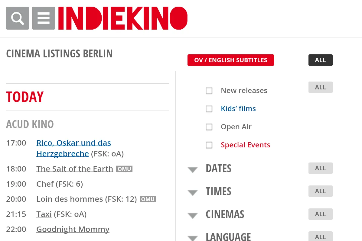 Indiekino Berlin | Indus Appstore | Screenshot