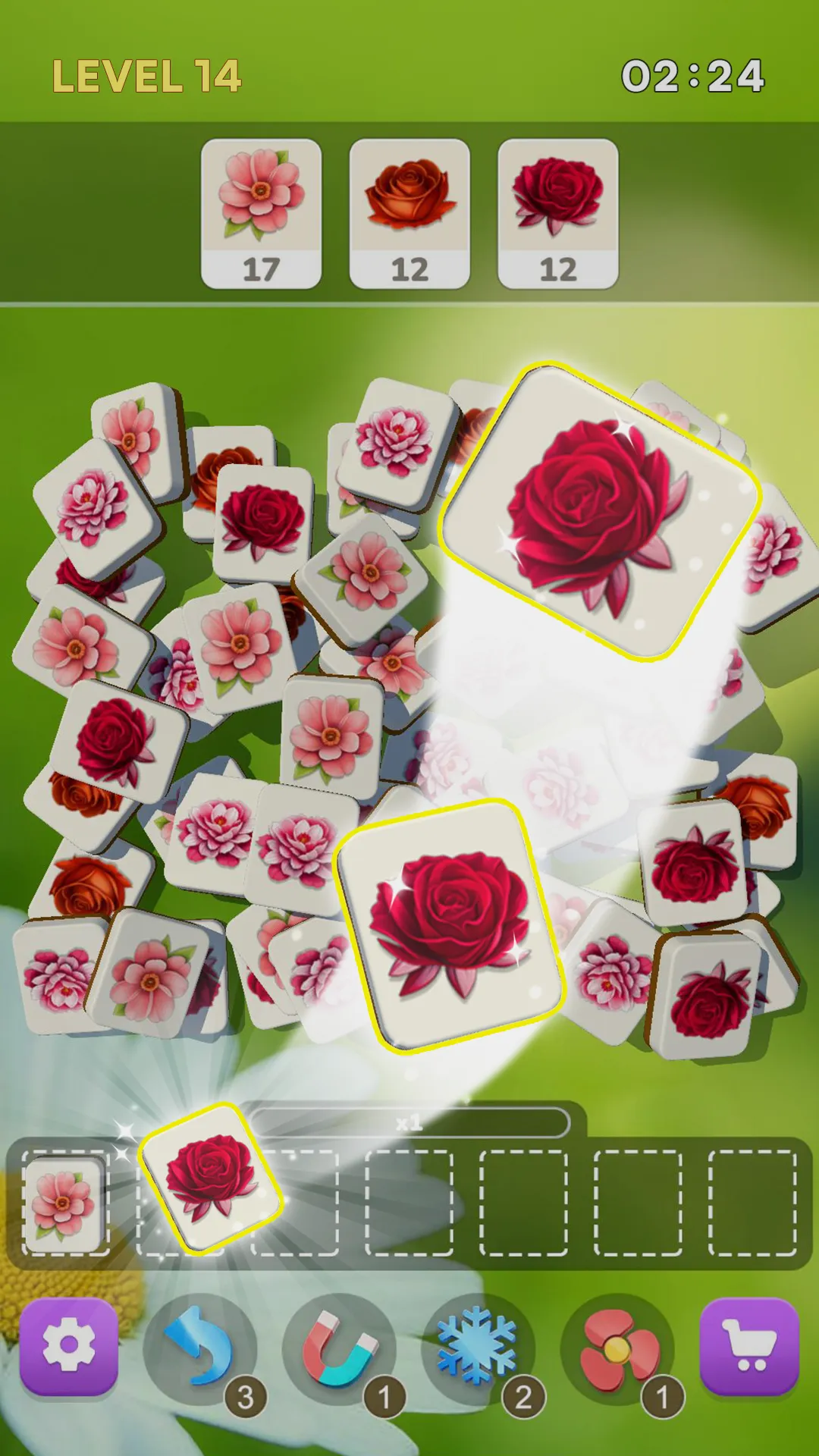 Blossom Tile 3D: Triple Match | Indus Appstore | Screenshot