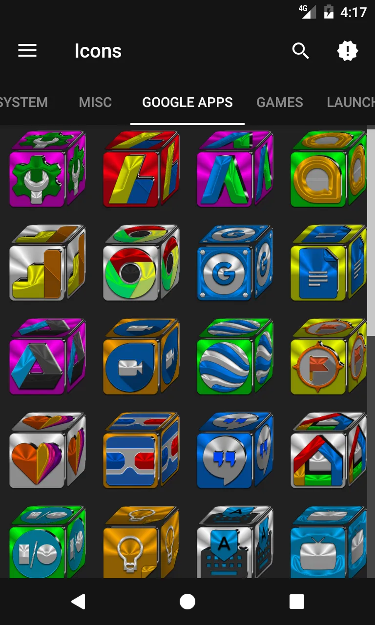 Cube Icon Pack | Indus Appstore | Screenshot