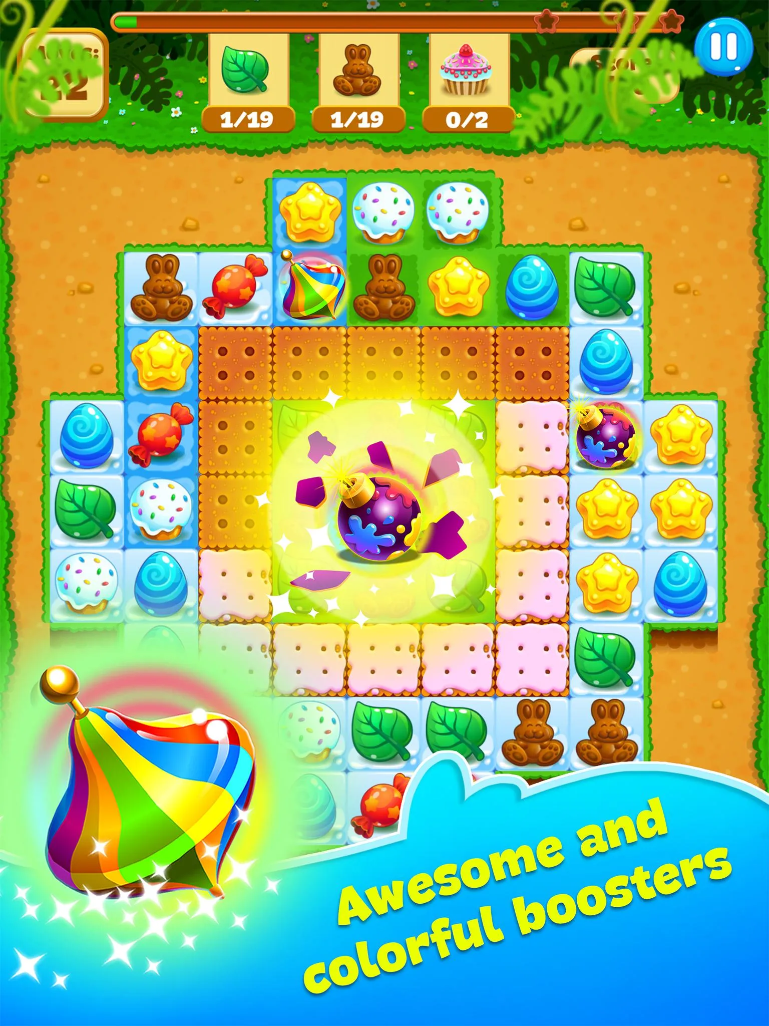 Easter Sweeper - Bunny Match 3 | Indus Appstore | Screenshot