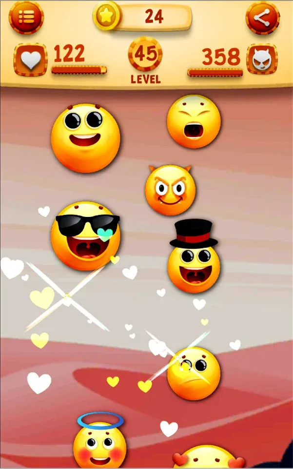 Emoji Smasher : Smiley game :  | Indus Appstore | Screenshot