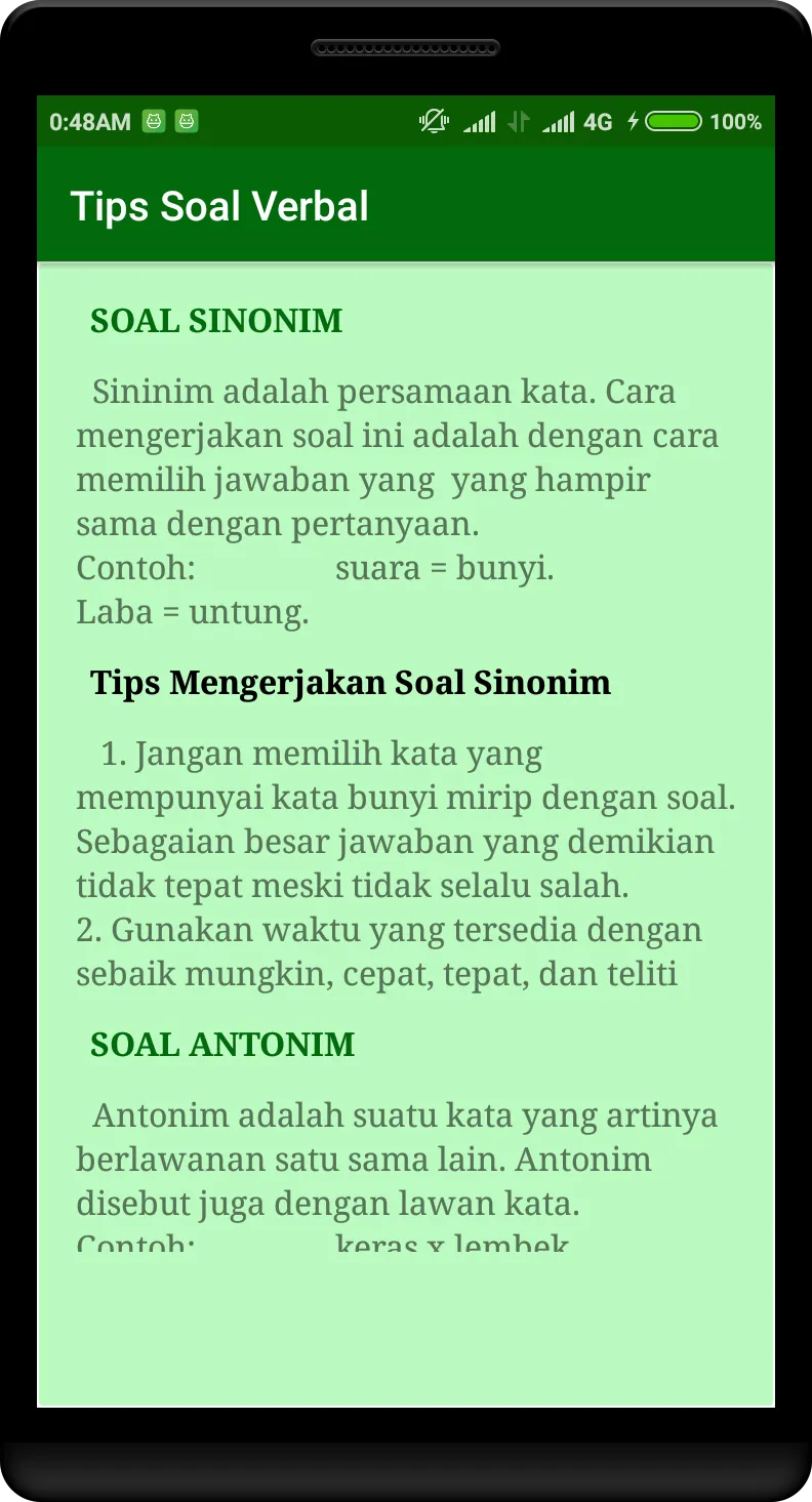 Tes Potensi Akademik (TPA) | Indus Appstore | Screenshot