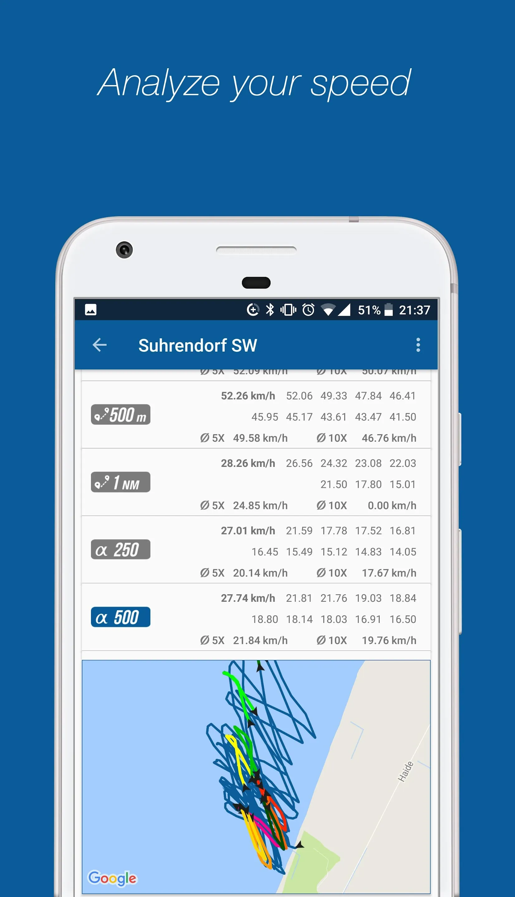 WindsportTracker Wing Windsurf | Indus Appstore | Screenshot